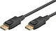 Goobay Кабел DisplayPort мъжки - DisplayPort мъжки 2м Черен (58534)