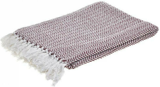 Click Πολυθρόνας Π125xΜ150cm Μπορντώ / Λευκό Click Πολυθρόνας Π125xΜ150cm Μπορντώ / Λευκό