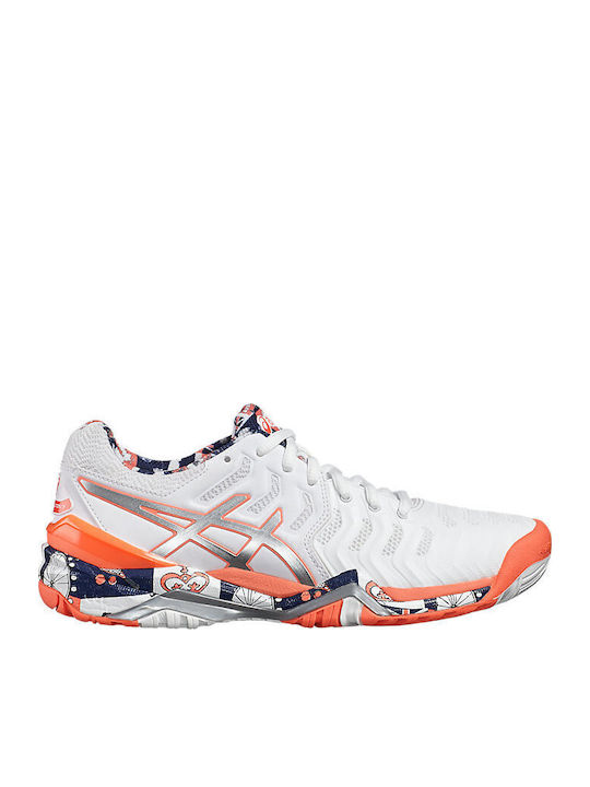 ASICS Gel-Resolution 7 L.E. London Tennisschuhe Alle Gerichte Weiß