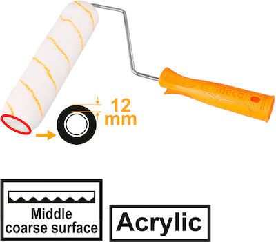 Ingco Rolou de Vopsit Rotund cu Diametru 12mm