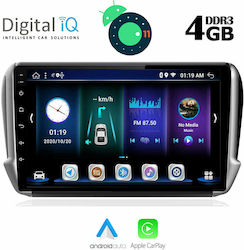 Digital IQ BXD 6508_GPS Ηχοσύστημα Αυτοκινήτου για Peugeot 2008 / 208 2012-2021 (Bluetooth/USB/WiFi/GPS) με Οθόνη Αφής 10.1"