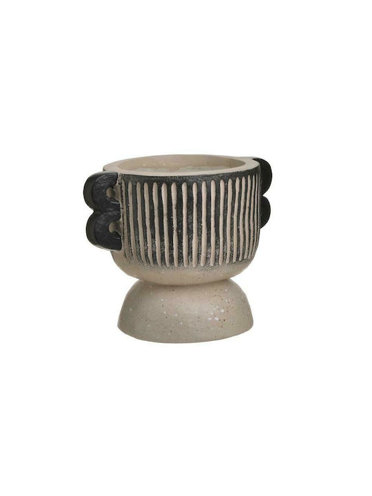 Inart Decorative Vase Beige 19x21x26cm