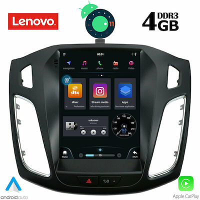 Lenovo SSX 9955_GPS Tesla Ηχοσύστημα Αυτοκινήτου για Ford Focus 2011-2017 (Bluetooth/USB/WiFi/GPS) με Οθόνη Αφής 9.7"