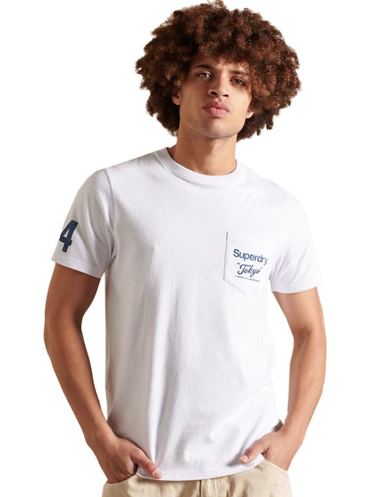 Superdry American Classics Men's Short Sleeve T-shirt White
