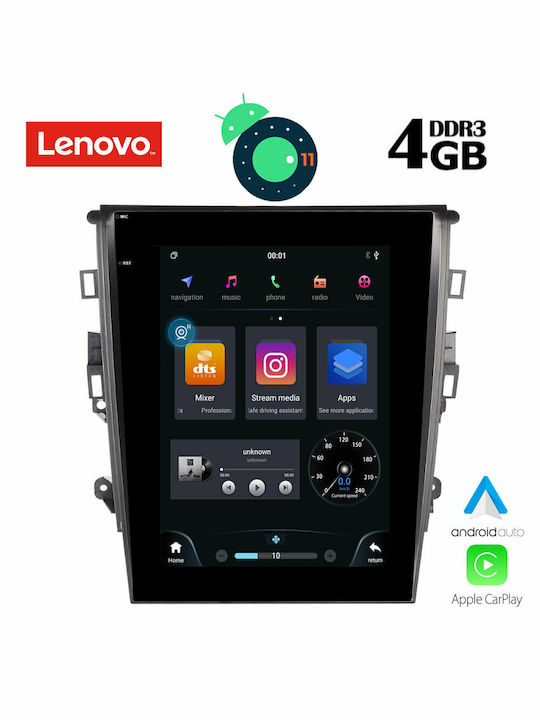 Lenovo SSX 9959_GPS Tesla Ηχοσύστημα Αυτοκινήτου για Ford Mondeo 2014+ (Bluetooth/USB/WiFi/GPS) με Οθόνη Αφής 9.7"