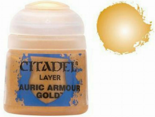 Citadel Layer Боя за Моделизъм Auric Armour Gold 12мл