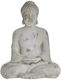 Inart Decorative Buddha made of Concrete in Antique Grey 23x18x29cm 1pcs