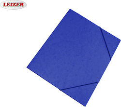 Leizer Folder Prespan with Rubber Band Blue