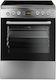 Davoline Cooker 72lt with Ceramic Hobs P60cm. Inox