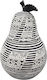 Espiel Decorativ Pere Polirășină Black/ White 14x14x20.5cm 1buc