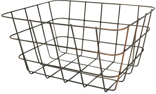 Ankor Metallic Black Fruit Bowl 24x18x12cm