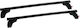 G3 Metallic Car Roof Bars 110cm for Alfa Romeo Alfa 147 5D Set with Roof Rack Legs Black