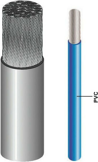 Eval Marine Καλώδιο Ρεύματος με Διατομή 2x1.5mm² Εύκαμπτο PVC Επικασσιτερωμένο Διπολικό σε Μαύρο Χρώμα 1m Εύκαμπτο