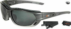 Cofra Combowall Safety Glasses for Protection with Gray Lenses Tinted E025-BC10