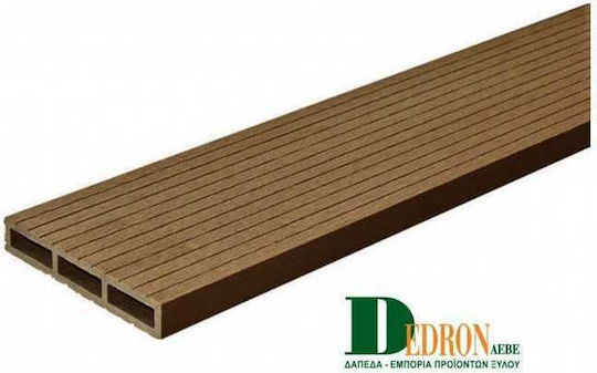 Dedron Deck Περίφραξης Κήπου Brown Maron από WPC 390x12x2εκ. Καφέ