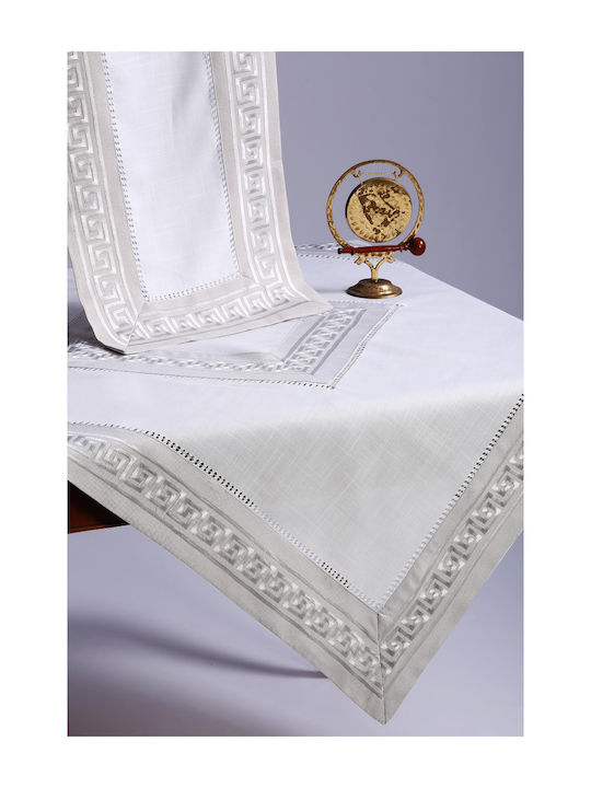 Silk Fashion Kariert 17056 Gray 135x135cm