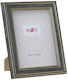 Inart Plastic Gray/Gold Photo Frame