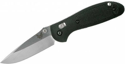 Benchmade Griptilian Mini Pocket Knife Black with Blade made of Steel in Sheath