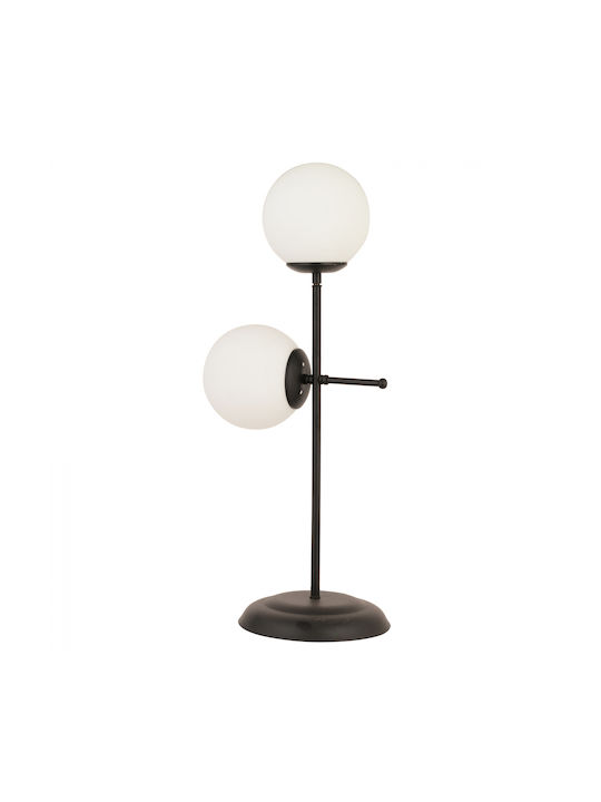HomeMarkt Desktop Decorative Table Lamp E27 Black HM7437.01
