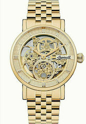 Ingersoll The Herald Automatic Watch with Metal Bracelet Gold