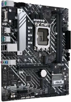 Asus Prime H610M-A D4-CSM Motherboard Micro ATX με Intel 1700 Socket