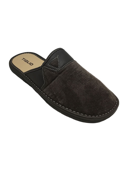 Tiglio Men's Slipper Brown