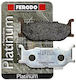 Ferodo Motorcycle Brake Pads Platinum Yamaha T-Max 500 01-03 for Yamaha T-MAX 500 / YP 400 Majesty