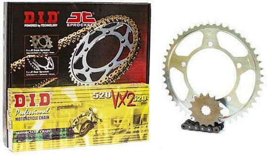 DID Chain & Sprocket Kit (15-44-520) for Aprilia Pegaso 650 Factory 2007-2009