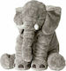 Natural Plush Elephant Friends 70 cm