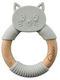 Nibbling Teether Ring for Teething from Wood fo...