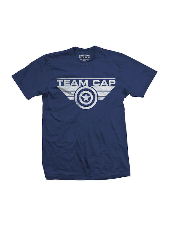 Pegasus Captain America Team T-shirt σε Μπλε χρώμα