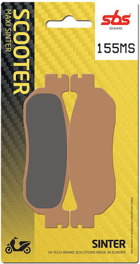 SBS Motorcycle Brake Pads Rear Yamaha YP 250R X-MAX 05-16 YP 400R ie Lc 4T X-MAX 13-16 VP 250 ie X-CITY 07-14 for Yamaha X-MAX YP 250 Majesty