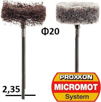 Proxxon 28282 20mm Polierscheiben & Pads 2Stück