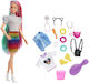 Barbie Leopard Rainbow Hair Κούκλα Extra για 3+ Ετών 30εκ.