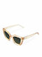 Meller Azalee Women's Sunglasses with Plastic Frame Champagne Olive AZ-SMOKYOLI