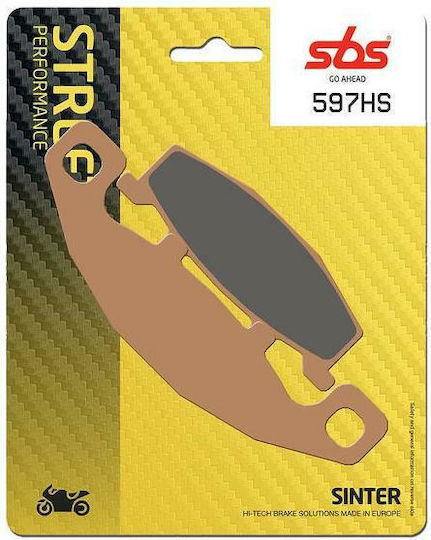 SBS Τακάκια Μοτοσυκλέτας Πίσω Kawasaki GPX 600R 88'-00' / ZR 750 91'-99' για Kawasaki KLE 500 / GPX