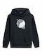 4F Kids Sweatshirt with Hood and Pocket Blue