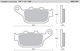 SBS Τακάκια Μοτοσυκλέτας Πίσω Honda CBR 650 14'-16' / Kawasaki KLE 650 15'-16' / Suzuki SFV 650 09'-12' για Kawasaki KLE 650