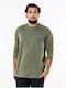 Chaud Devant Coat Chef Khaki with Long Sleeve V...