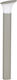 Ondaluce Ares Outdoor Floor Lamp Small Post IP54 for E27 Socket Silver