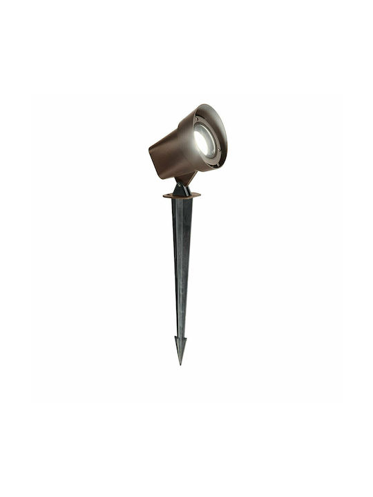 Ondaluce Guru Lamp Projector Outdoor IP54 for Socket GU10 Brown