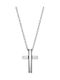 Puppis Herren Kreuz aus Stahl mit Kette