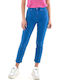 Emily High Waist Women's Jean Trousers in Slim Fit Strong Blue RoyalBlue