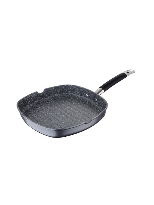 MasterPro Home Grill Pan made of Aluminum with Stone Coating 28cm