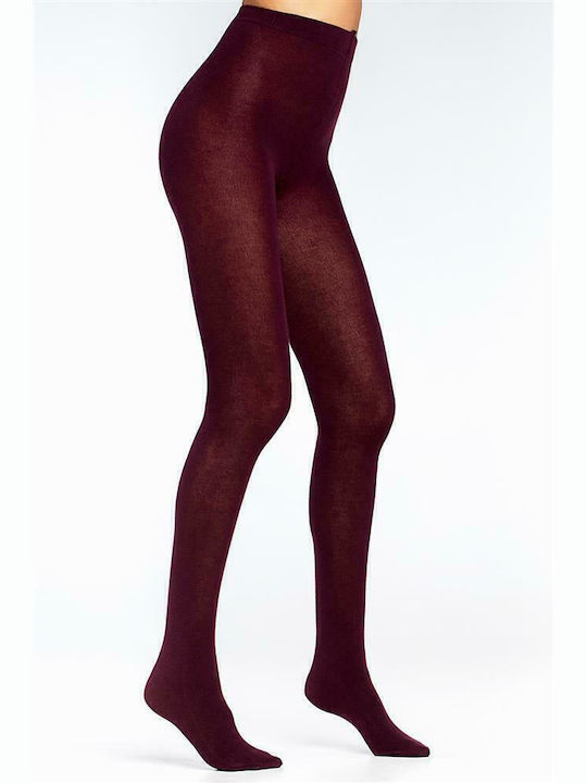 Arezio Οpaque Γυναικείο Καλσόν Burgundy