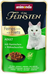 Animonda Vom Feinsten Wet Food for Adult Cats In Pouch with Rabbit 1pc 85gr