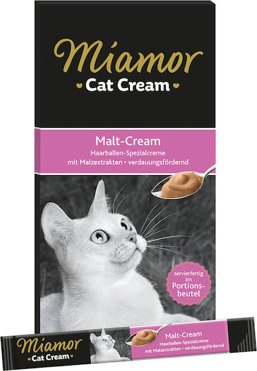 Miamor Cat Cream Υγρή Τροφή για Ενήλικες Γάτες σε Φακελάκι με Πουλερικά 6x15gr