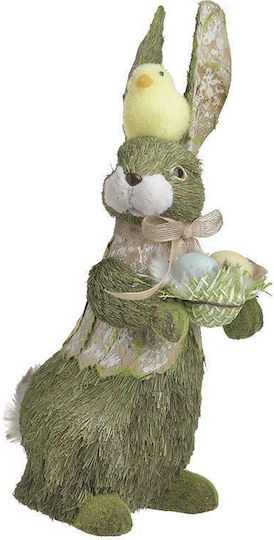 Inart Iepure De Paște Din Spumă EVA Verde 44x19x17cm