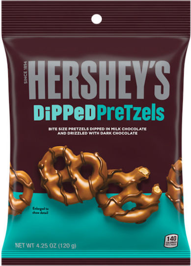 Hershey Крекери Dipped Pretzel с вкус Шоколад 120гр