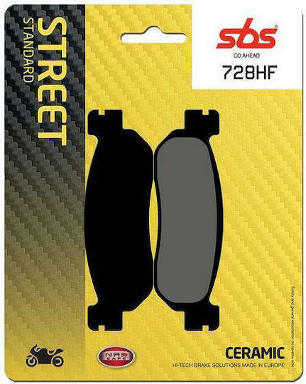 SBS Motorcycle Brake Pads Front-Rear FA275 for Yamaha XT / TW